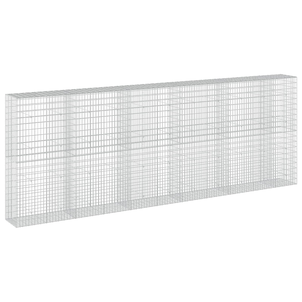 vidaXL Gabion z drutu 3,5 mm i siatką 5x10 cm 550x50x200 cm