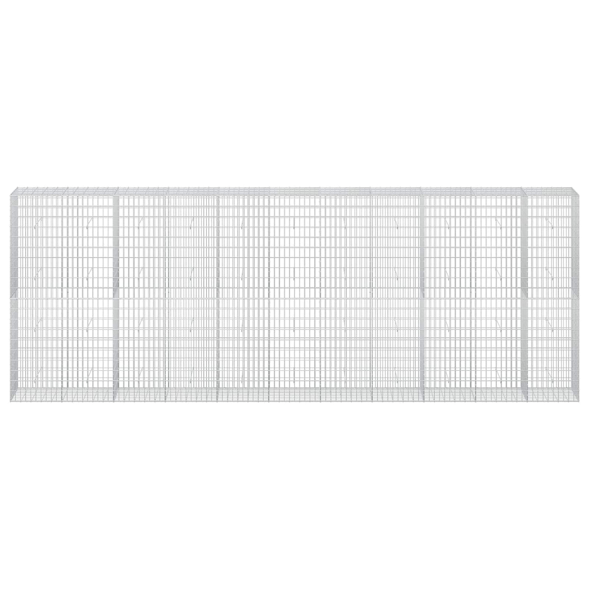 vidaXL Gabion z drutu 3,5 mm i siatką 5x10 cm 550x50x200 cm
