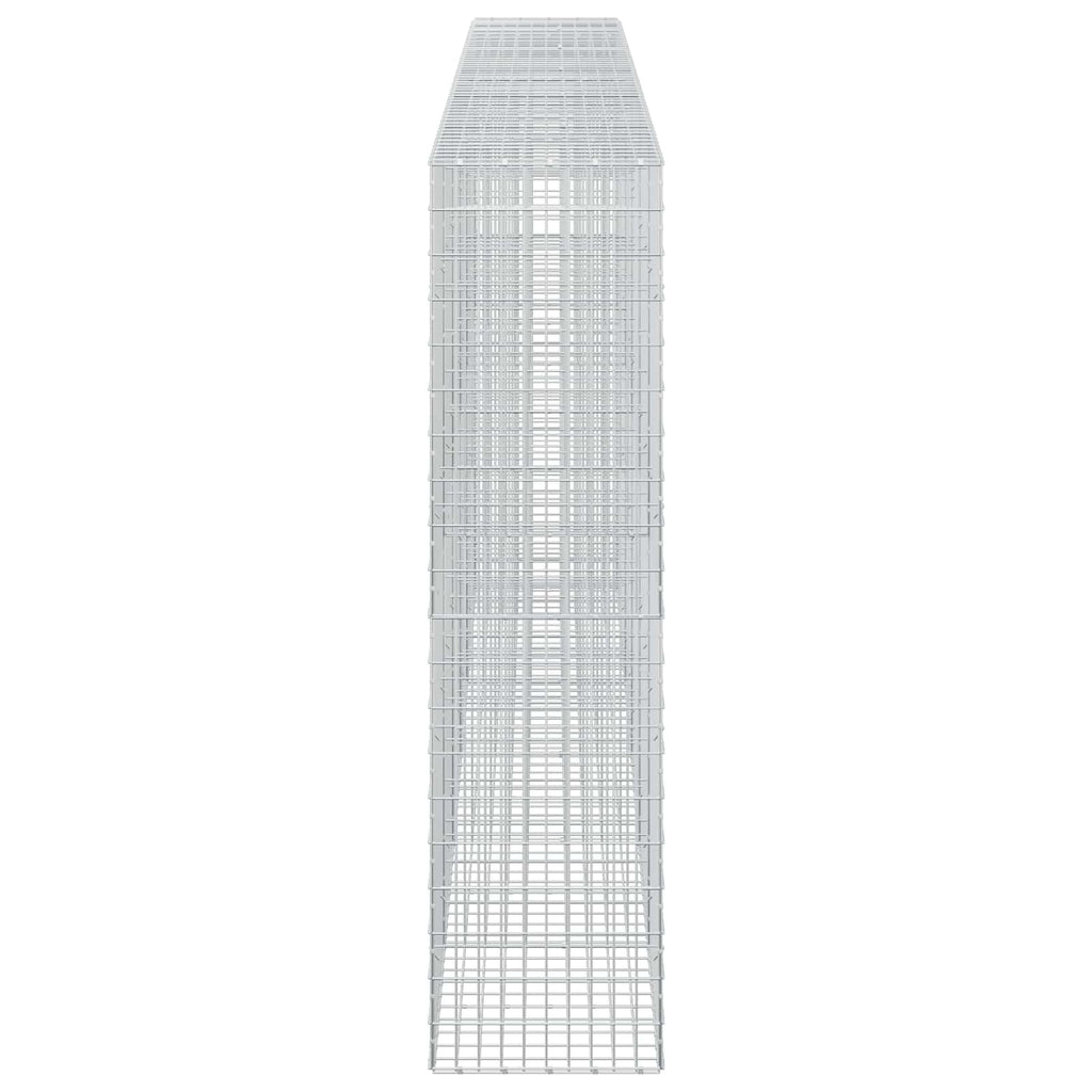vidaXL Gabion z drutu 3,5 mm i siatką 5x10 cm 550x50x200 cm