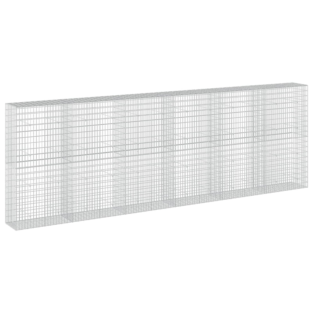 vidaXL Gabion z drutu 3,5 mm i siatką 5x10 cm 600x50x200 cm