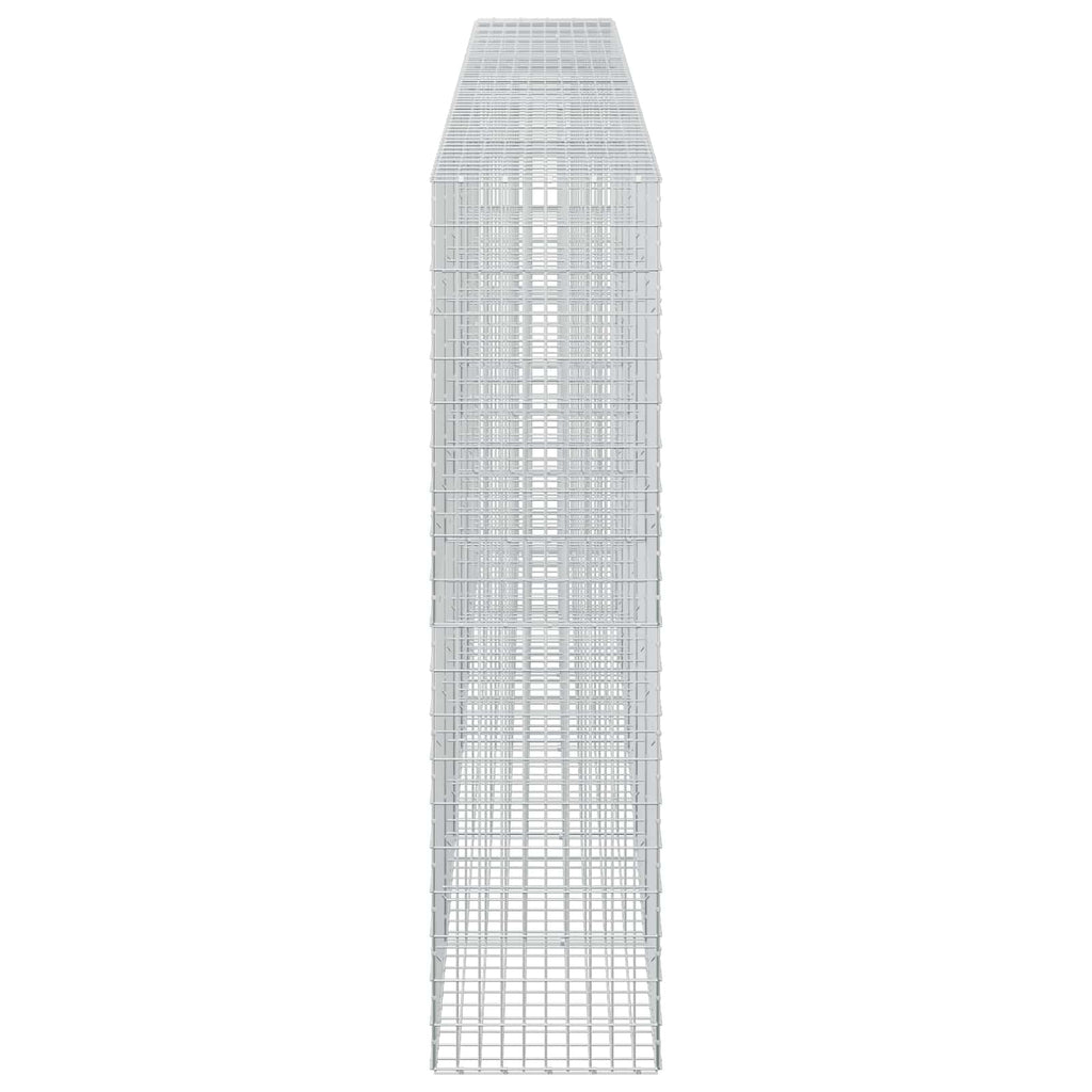 vidaXL Gabion z drutu 3,5 mm i siatką 5x10 cm 600x50x200 cm