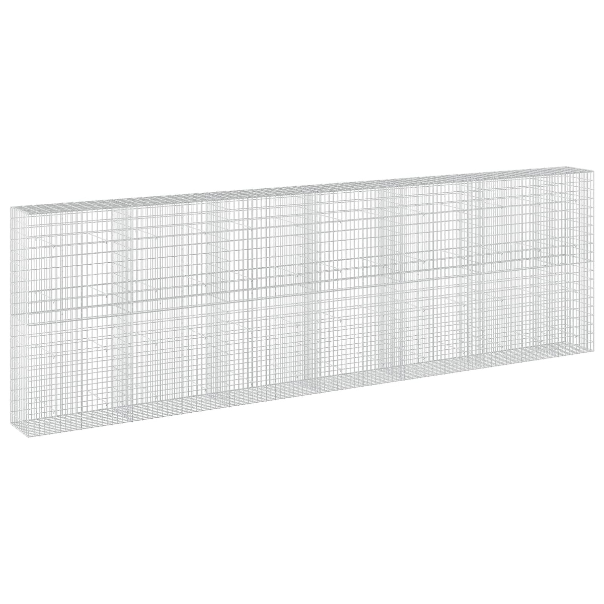 vidaXL Gabion z drutu 3,5 mm i siatką 5x10 cm 650x50x200 cm