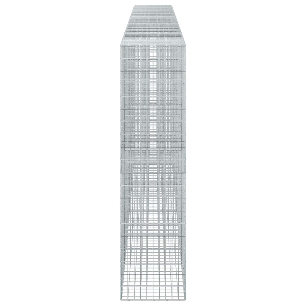vidaXL Gabion z drutu 3,5 mm i siatką 5x10 cm 650x50x200 cm