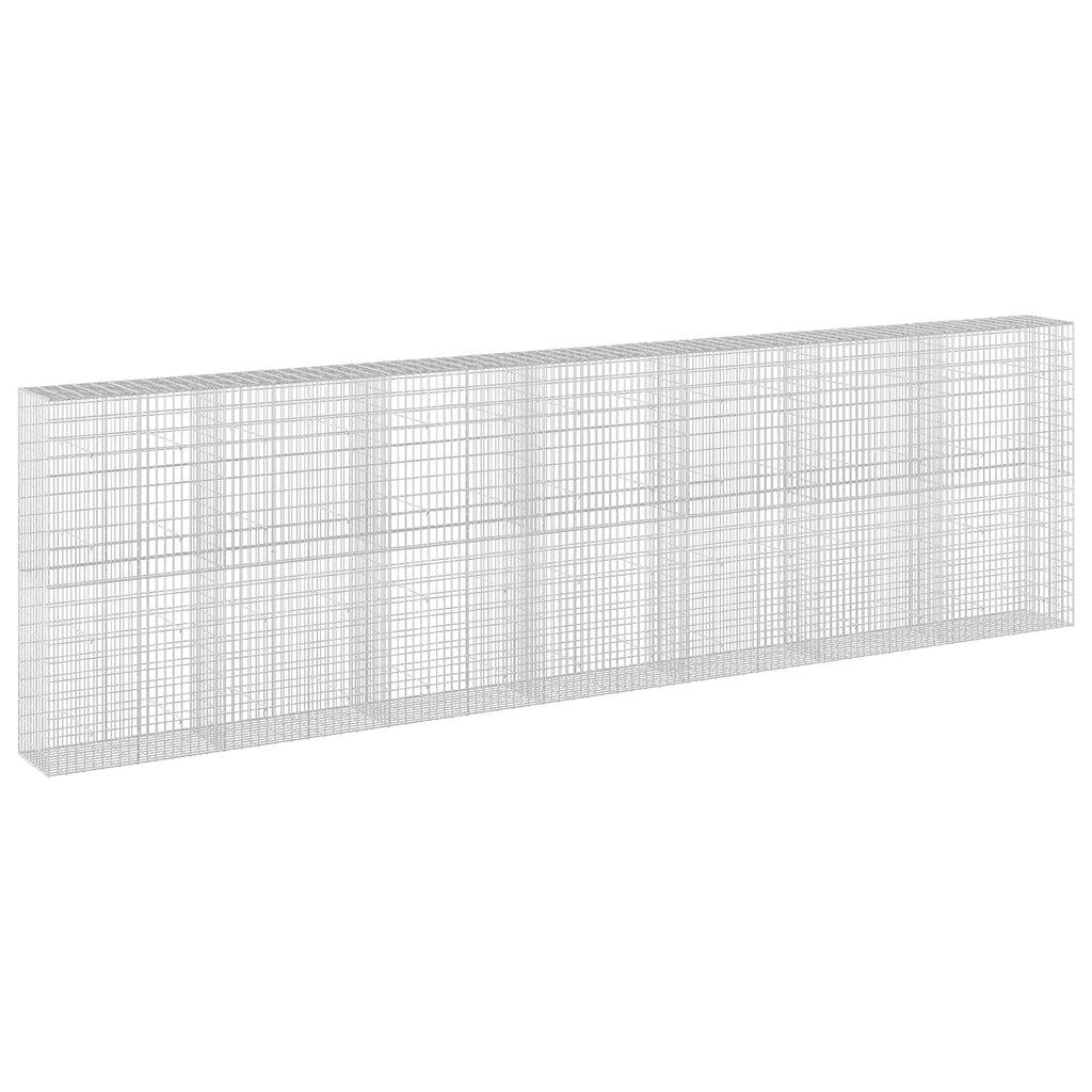 vidaXL Gabion z drutu 3,5 mm i siatką 5x10 cm 700x50x200 cm