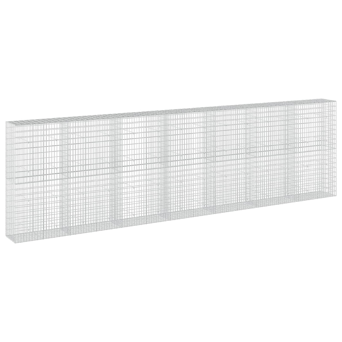 vidaXL Gabion z drutu 3,5 mm i siatką 5x10 cm 700x50x200 cm