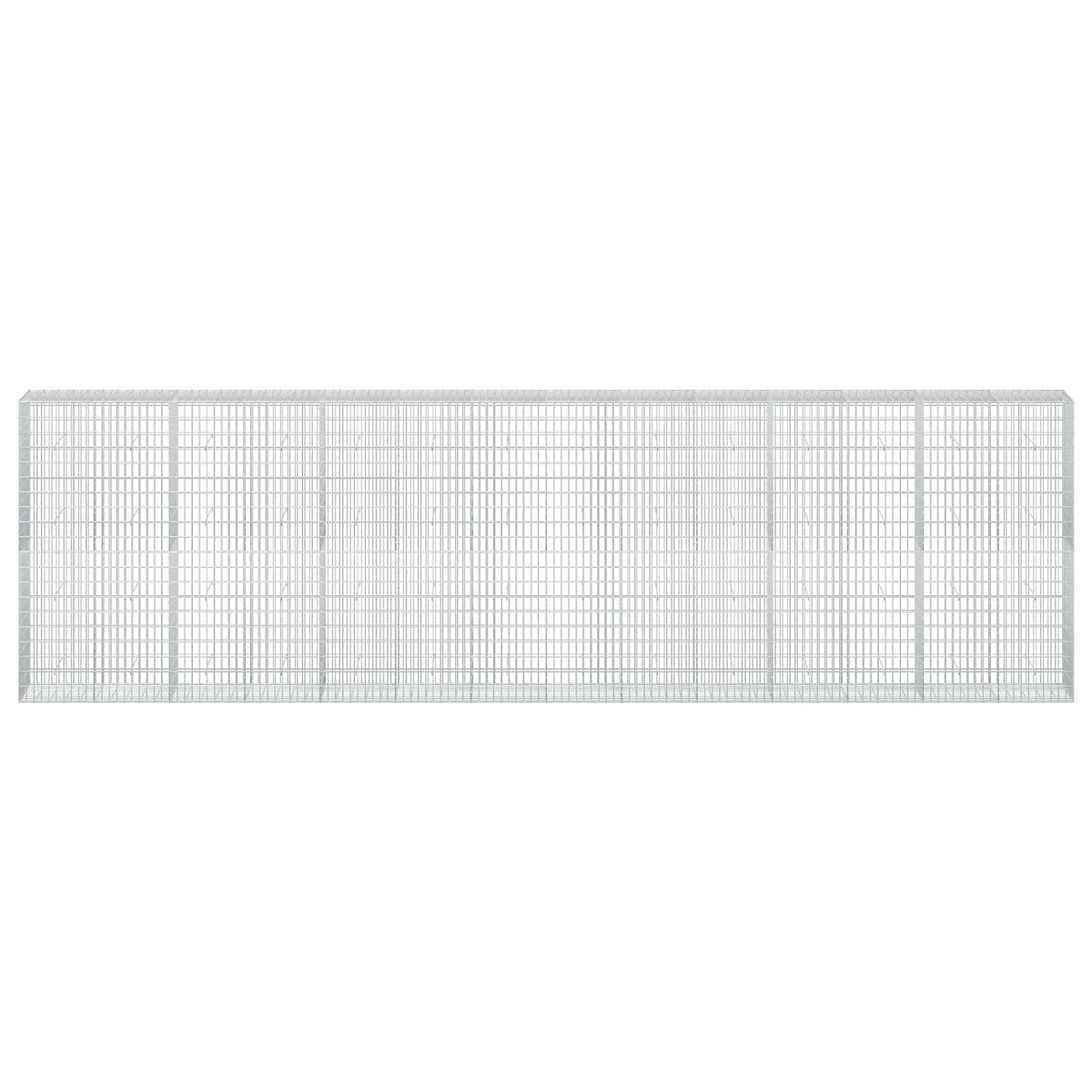 vidaXL Gabion z drutu 3,5 mm i siatką 5x10 cm 700x50x200 cm