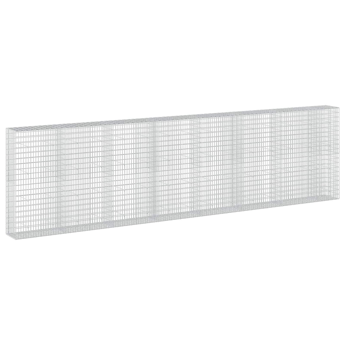 vidaXL Gabion z drutu 3,5 mm i siatką 5x10 cm 750x50x200 cm