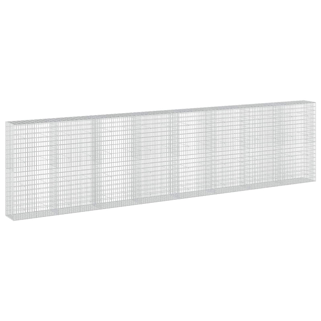 vidaXL Gabion z drutu 3,5 mm i siatką 5x10 cm 800x50x200 cm