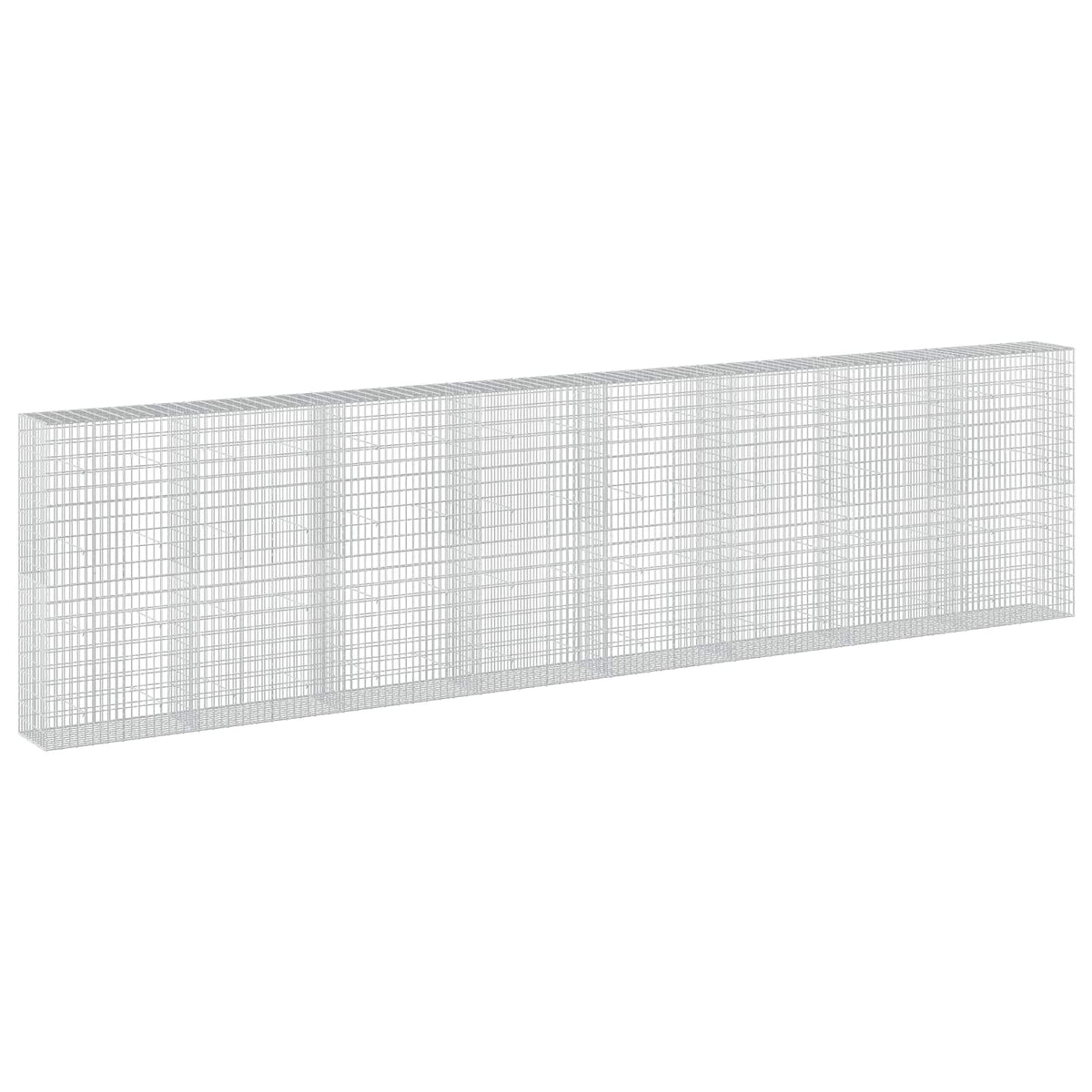 vidaXL Gabion z drutu 3,5 mm i siatką 5x10 cm 800x50x200 cm