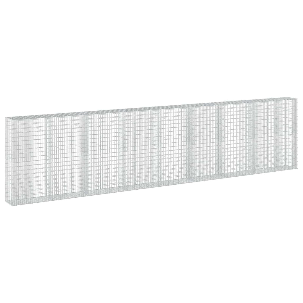 vidaXL Gabion z drutu 3,5 mm i siatką 5x10 cm 850x50x200 cm