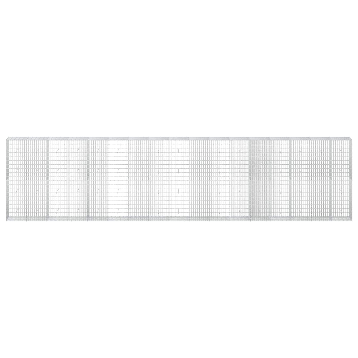 vidaXL Gabion z drutu 3,5 mm i siatką 5x10 cm 850x50x200 cm