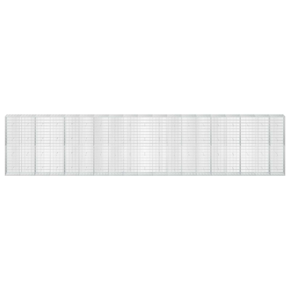 vidaXL Gabion z drutu 3,5 mm i siatką 5x10 cm 950x50x200 cm