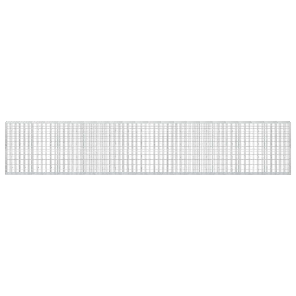 vidaXL Gabion z drutu 3,5 mm i siatką 5x10 cm 1100x50x200 cm