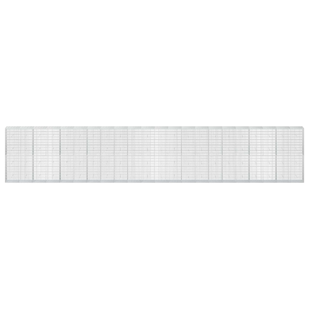 vidaXL Gabion z drutu 3,5 mm i siatką 5x10 cm 1100x50x200 cm