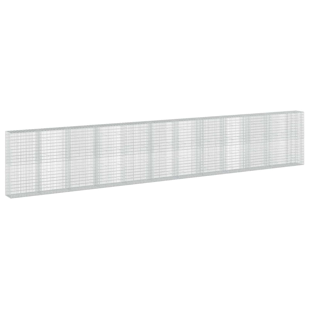 vidaXL Gabion z drutu 3,5 mm i siatką 5x10 cm 1150x50x200 cm