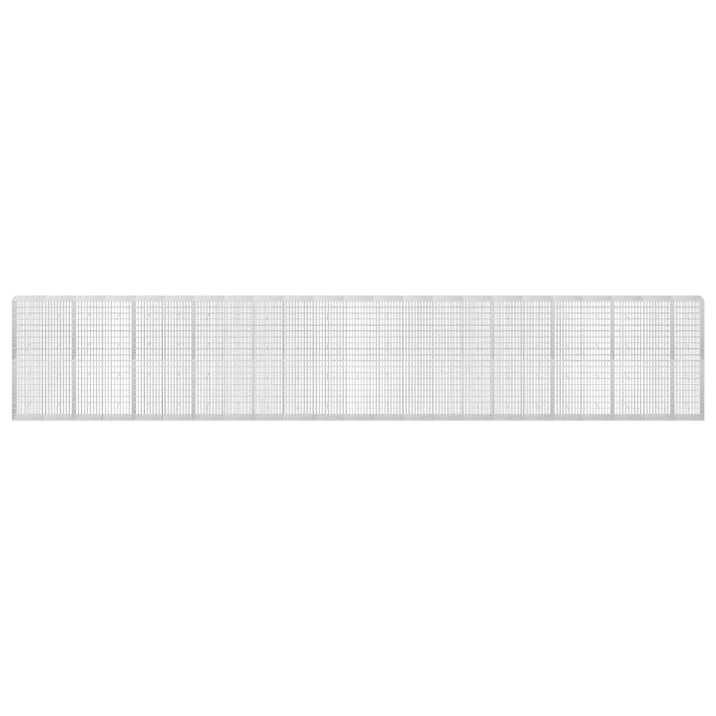 vidaXL Gabion z drutu 3,5 mm i siatką 5x10 cm 1150x50x200 cm
