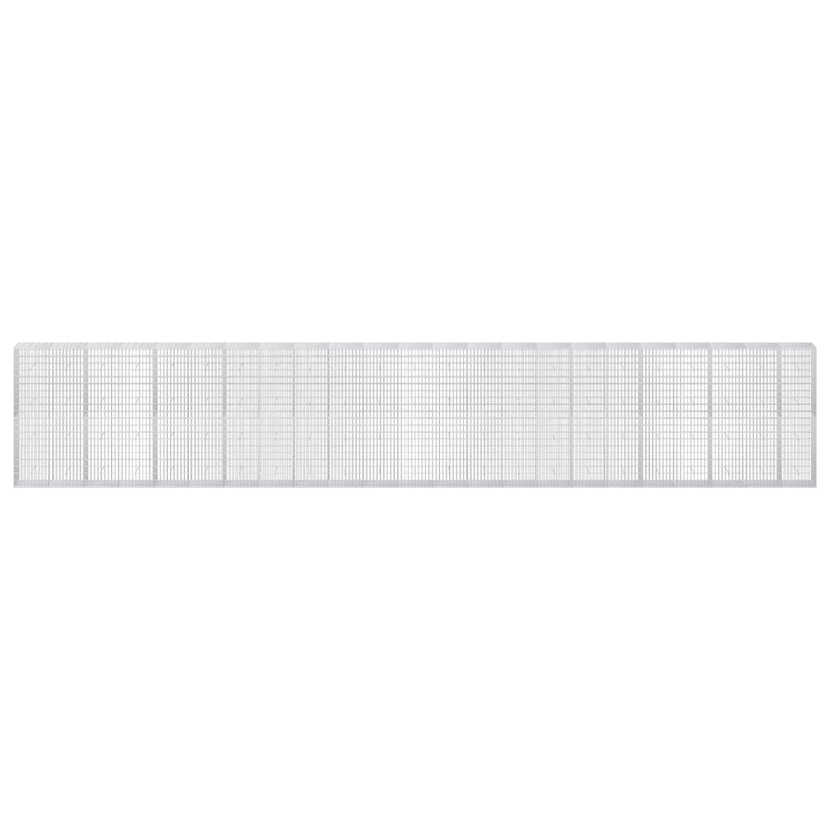 vidaXL Gabion z drutu 3,5 mm i siatką 5x10 cm 1150x50x200 cm