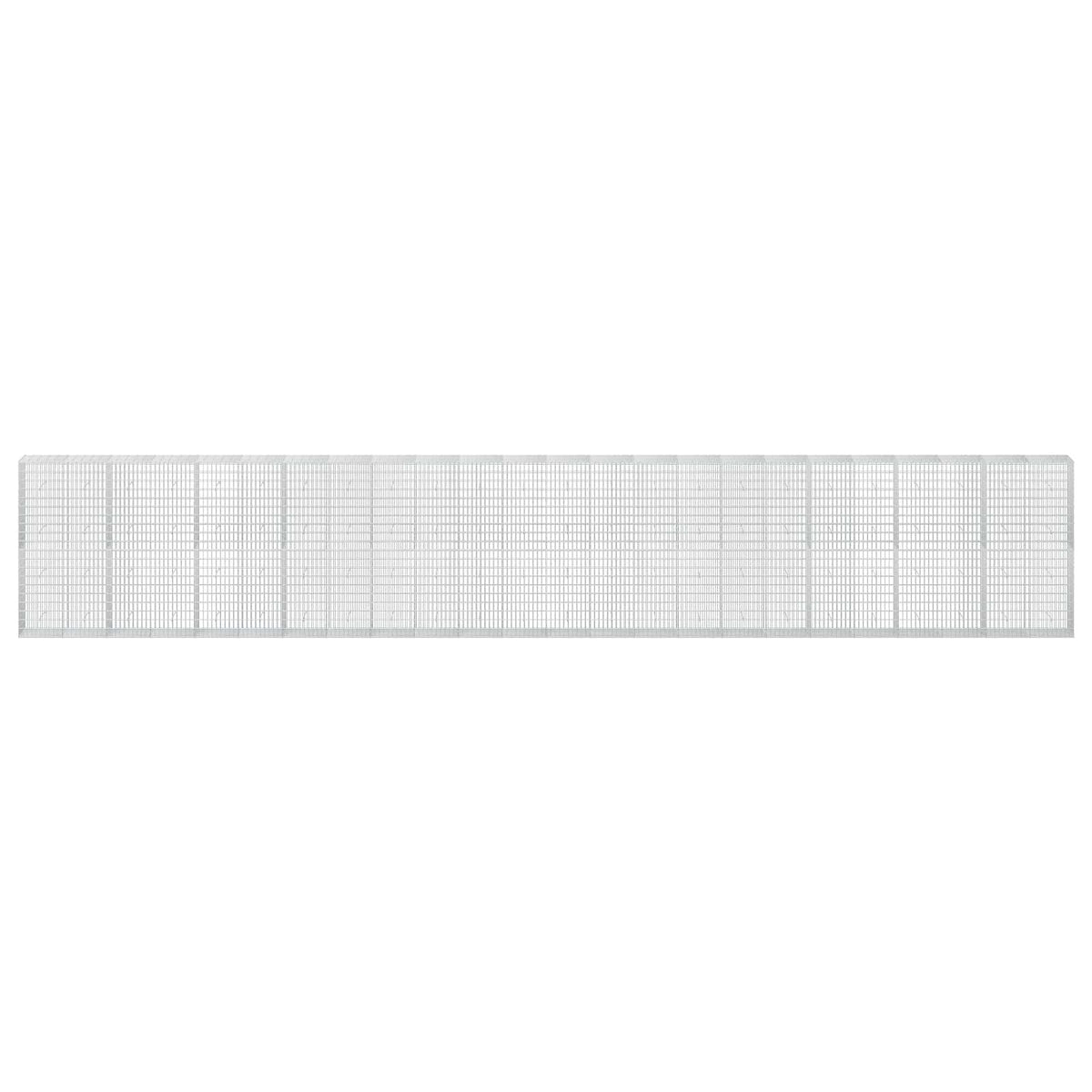 vidaXL Gabion z drutu 3,5 mm i siatką 5x10 cm 1200x50x200 cm