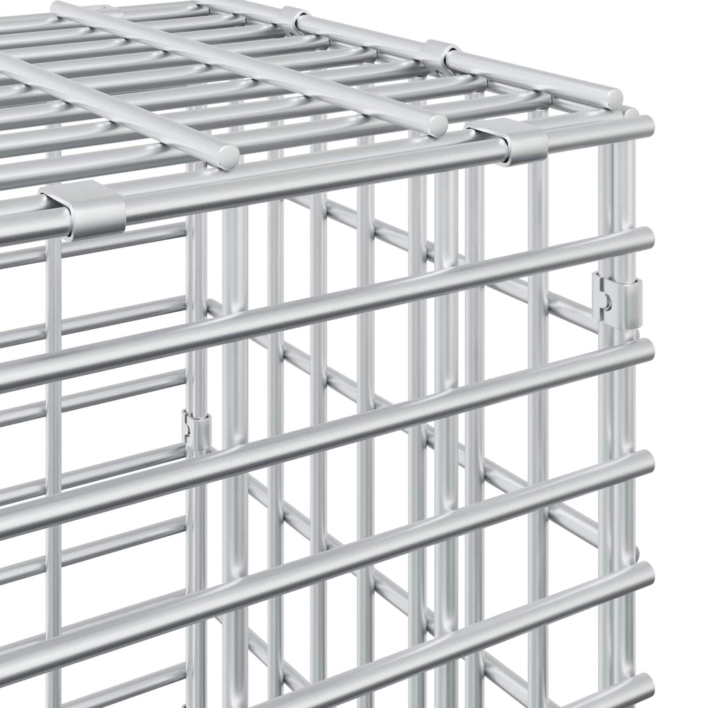 vidaXL Gabion z drutu 3,5 mm i siatką 5x10 cm 50x100x50 cm