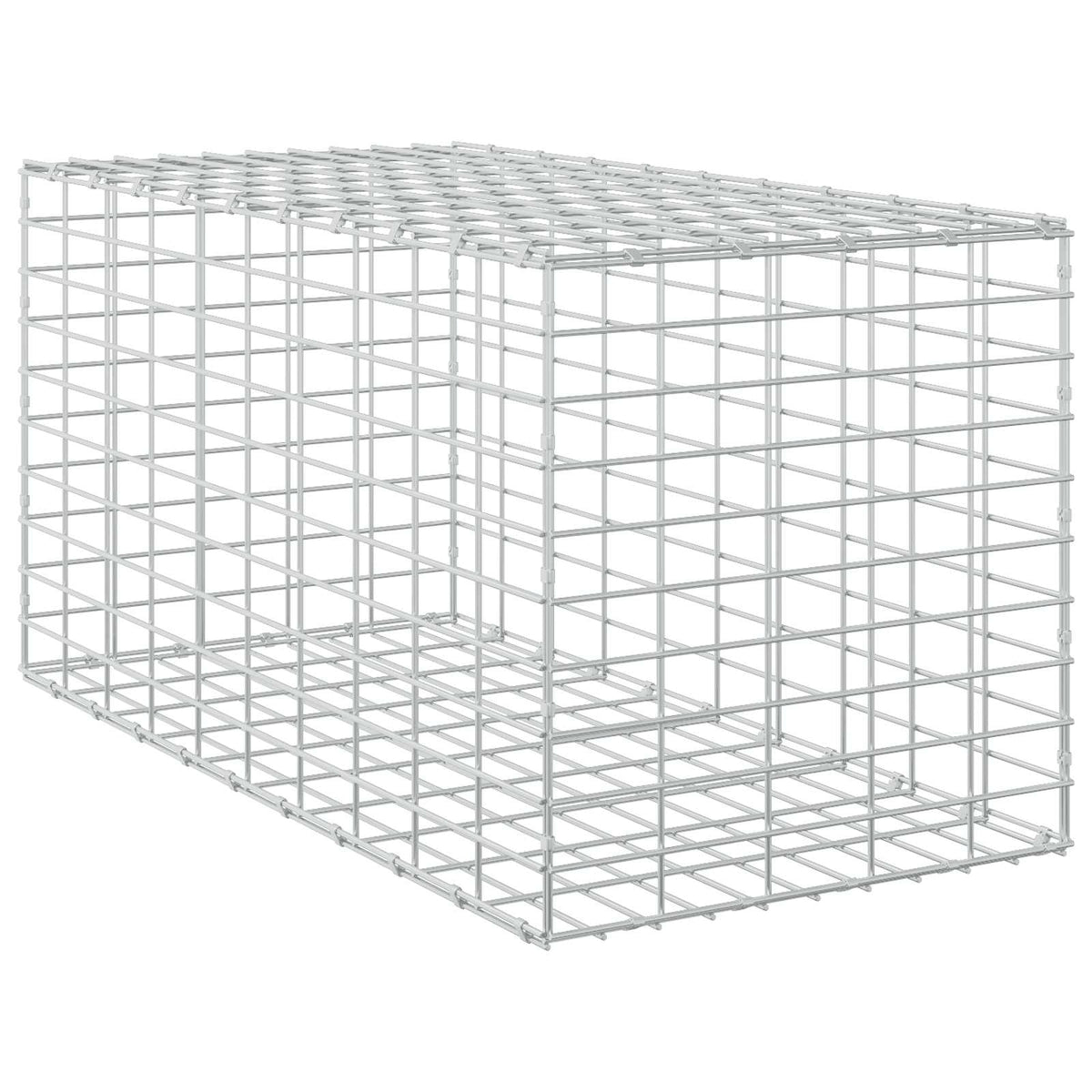 vidaXL Gabion z drutu 3,5 mm i siatką 5x10 cm 50x100x50 cm