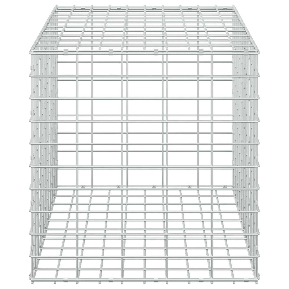 vidaXL Gabion z drutu 3,5 mm i siatką 5x10 cm 50x100x50 cm