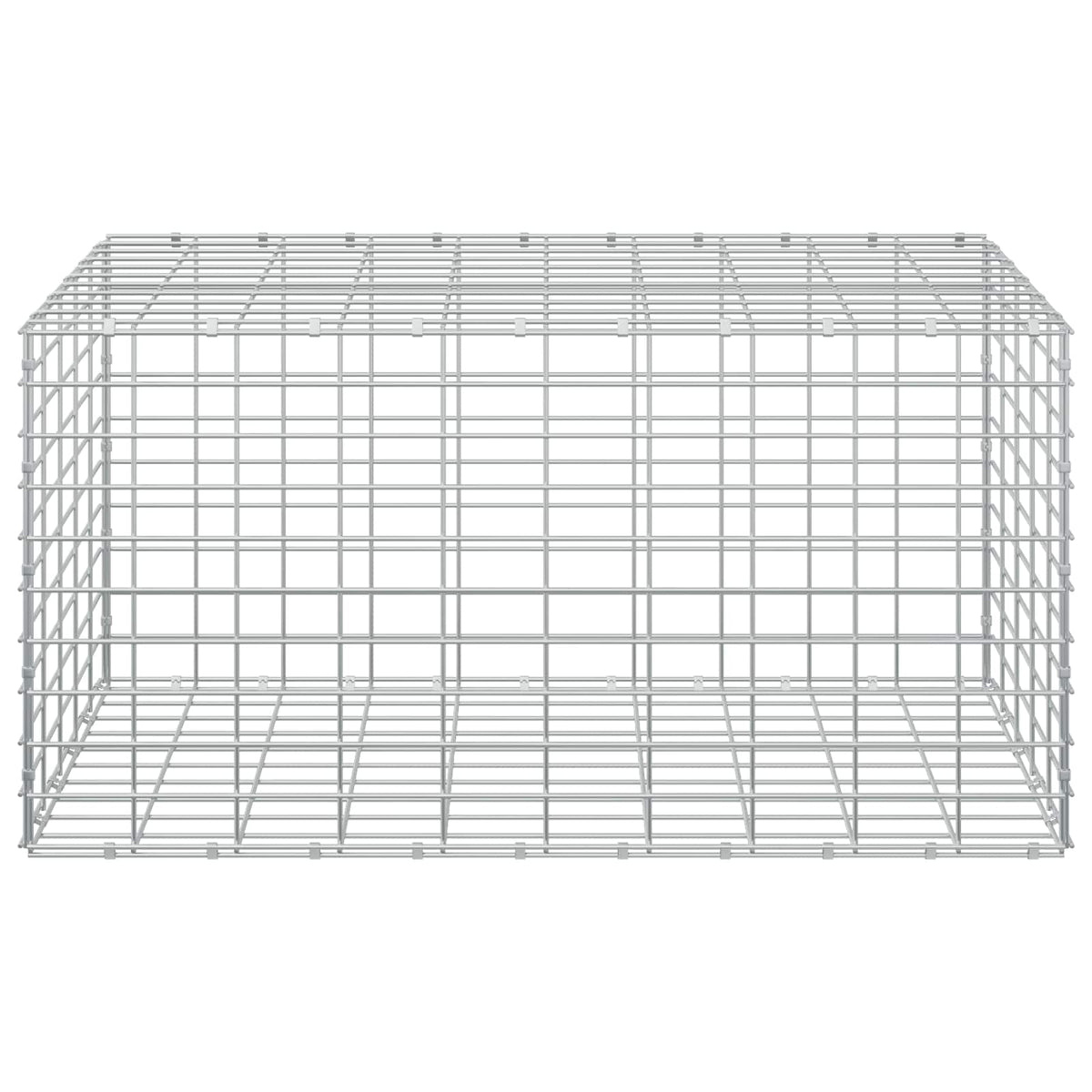 vidaXL Gabion z drutu 3,5 mm i siatką 5x10 cm 50x100x50 cm