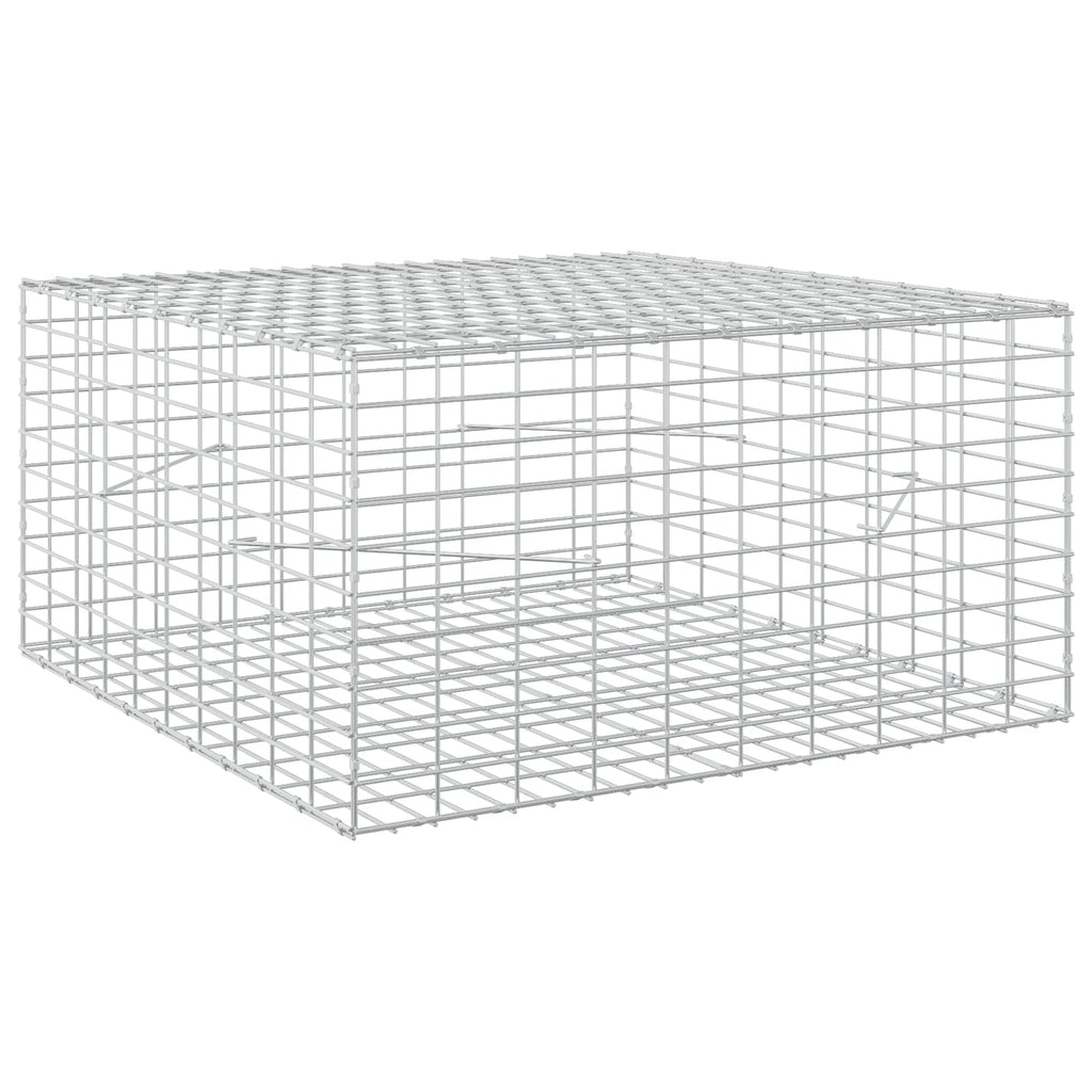 vidaXL Gabion z drutu 3,5 mm i siatką 5x10 cm 100x100x50 cm