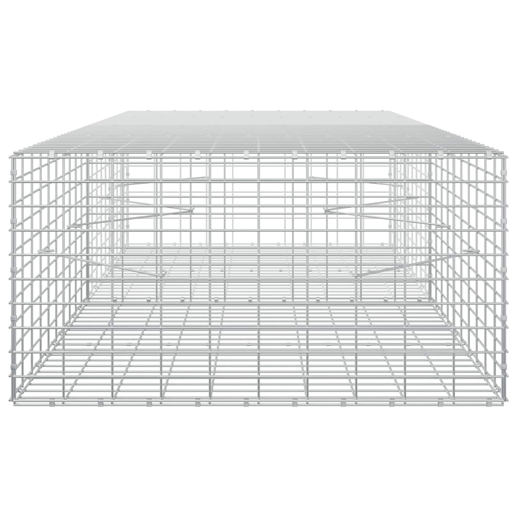 vidaXL Gabion z drutu 3,5 mm i siatką 5x10 cm 200x100x50 cm