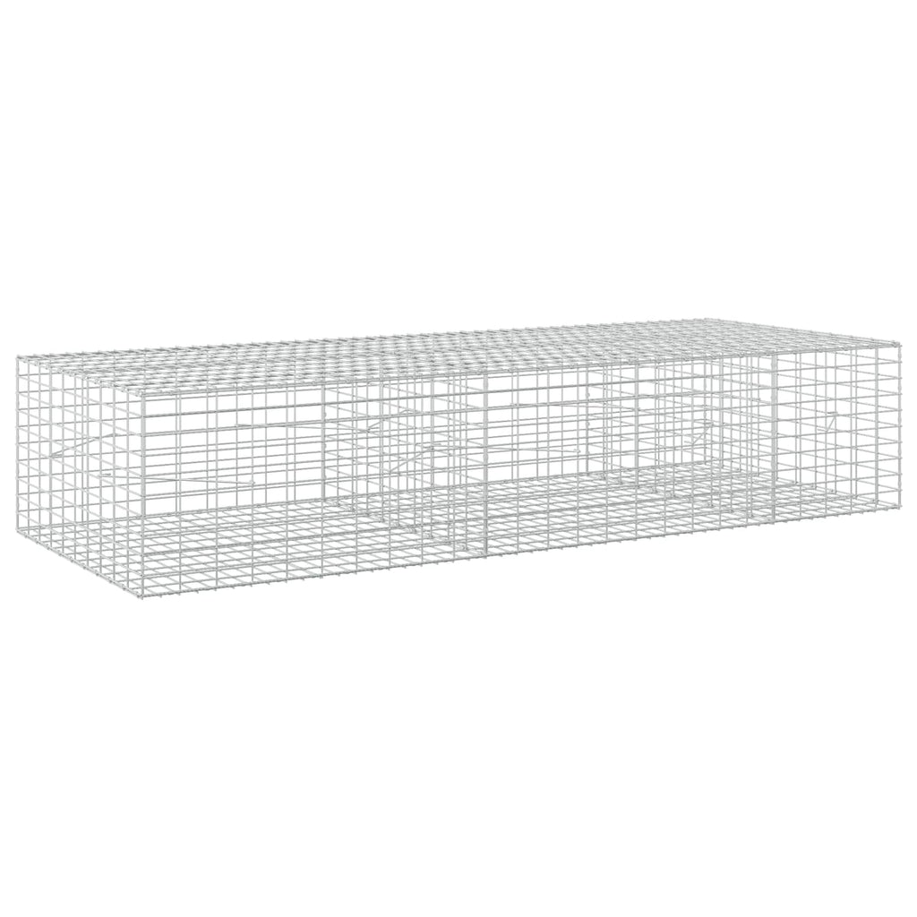 vidaXL Gabion z drutu 3,5 mm i siatką 5x10 cm 250x100x50 cm