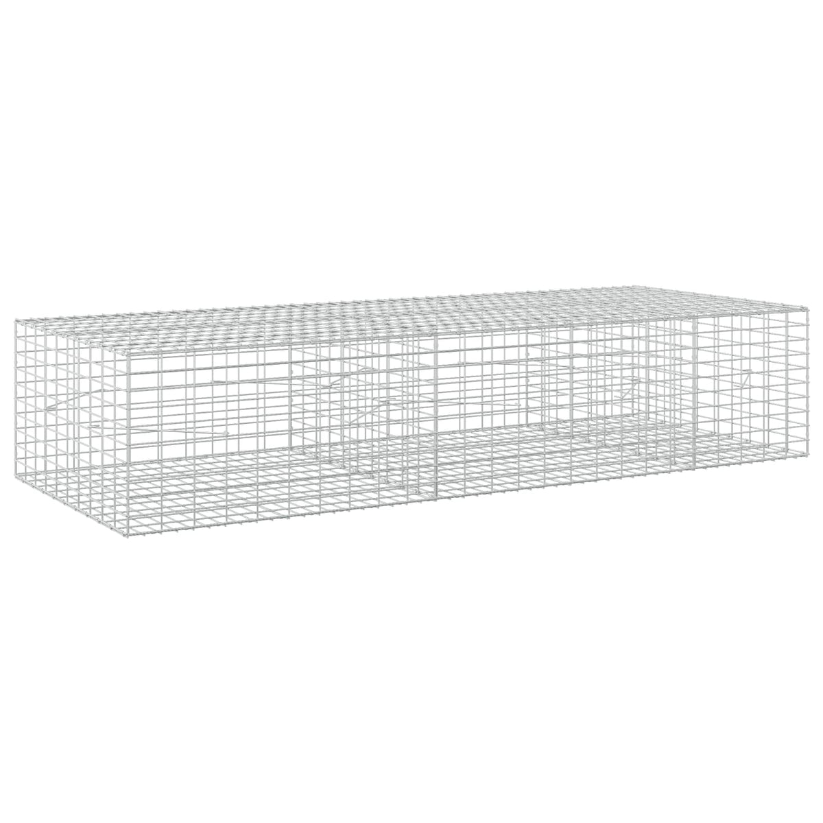 vidaXL Gabion z drutu 3,5 mm i siatką 5x10 cm 250x100x50 cm