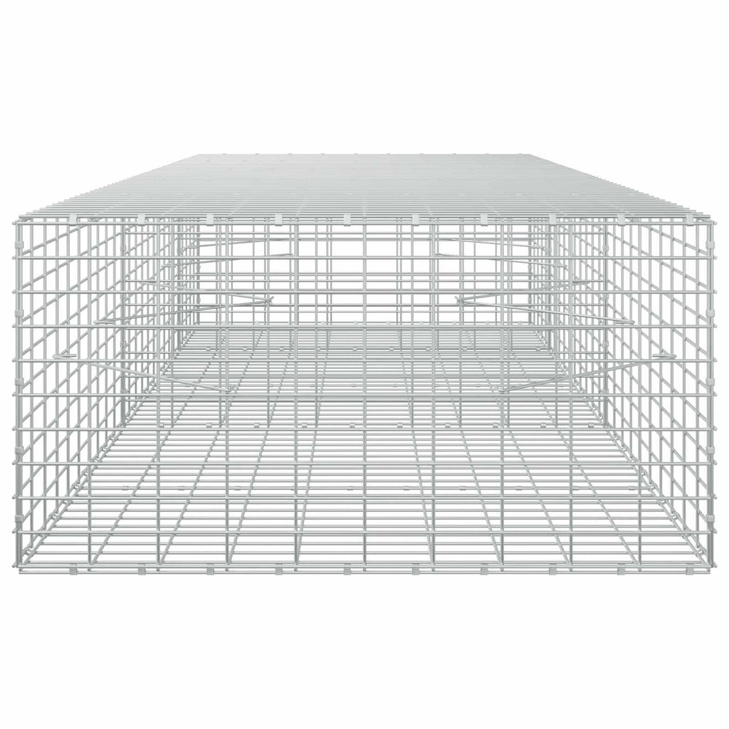 vidaXL Gabion z drutu 3,5 mm i siatką 5x10 cm 250x100x50 cm