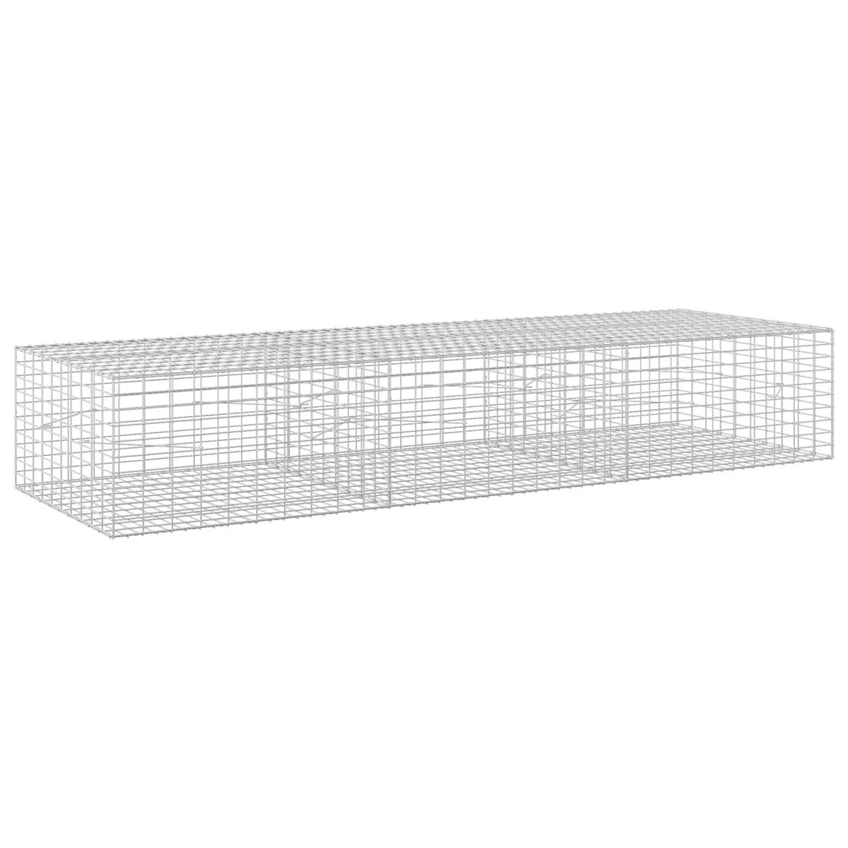 vidaXL Gabion z drutu 3,5 mm i siatką 5x10 cm 300x100x50 cm