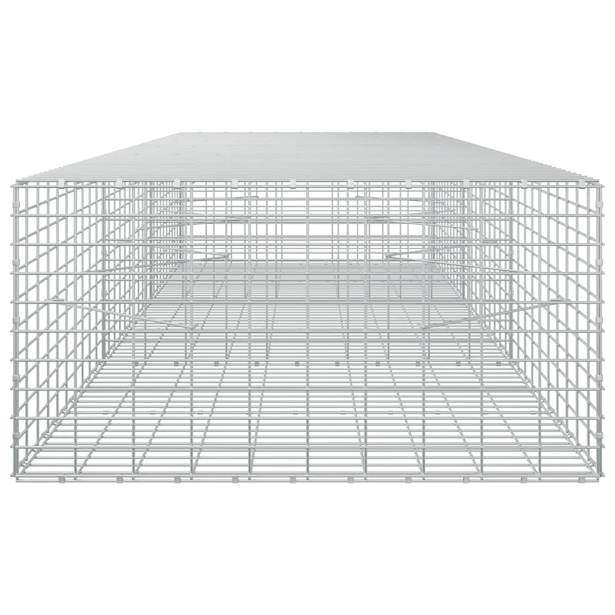 vidaXL Gabion z drutu 3,5 mm i siatką 5x10 cm 300x100x50 cm