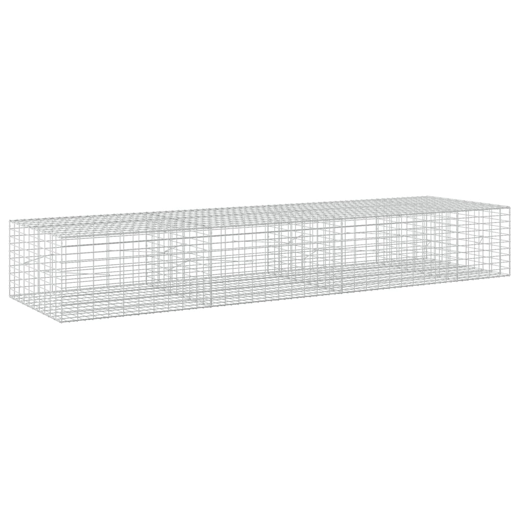 vidaXL Gabion z drutu 3,5 mm i siatką 5x10 cm 350x100x50 cm