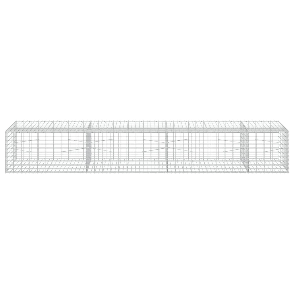 vidaXL Gabion z drutu 3,5 mm i siatką 5x10 cm 350x100x50 cm