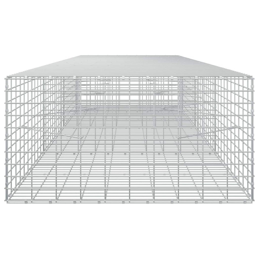 vidaXL Gabion z drutu 3,5 mm i siatką 5x10 cm 350x100x50 cm