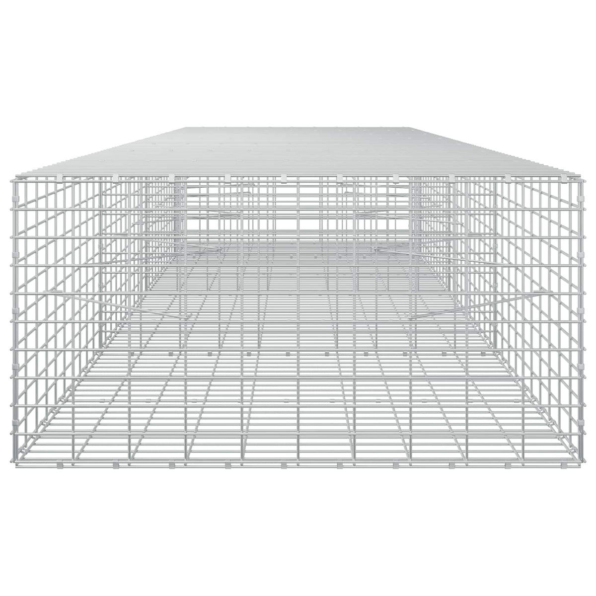 vidaXL Gabion z drutu 3,5 mm i siatką 5x10 cm 350x100x50 cm