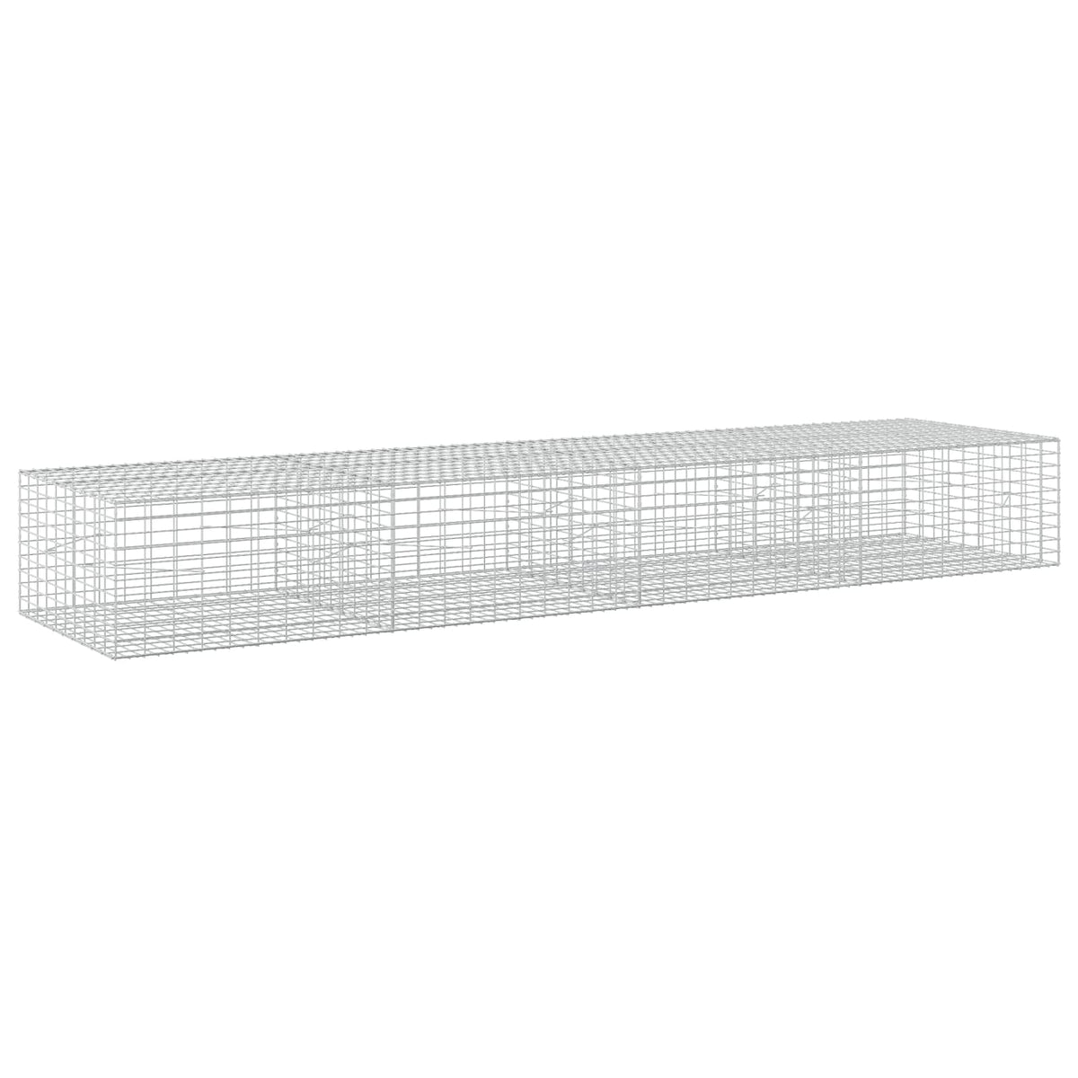 vidaXL Gabion z drutu 3,5 mm i siatką 5x10 cm 400x100x50 cm