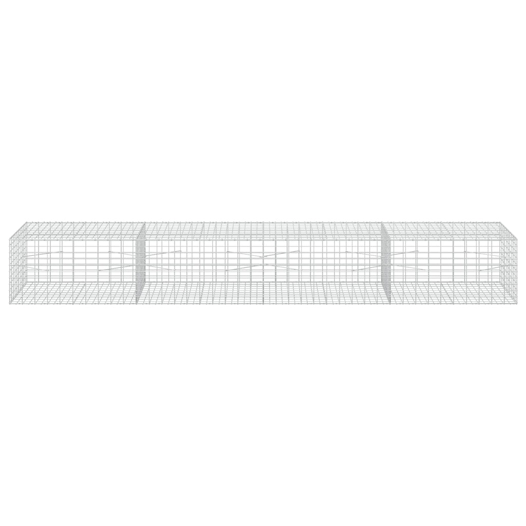 vidaXL Gabion z drutu 3,5 mm i siatką 5x10 cm 400x100x50 cm