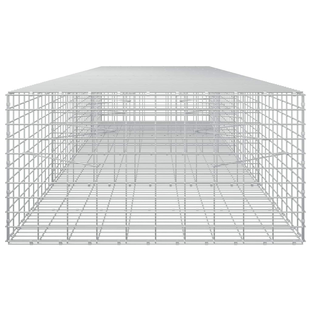 vidaXL Gabion z drutu 3,5 mm i siatką 5x10 cm 400x100x50 cm