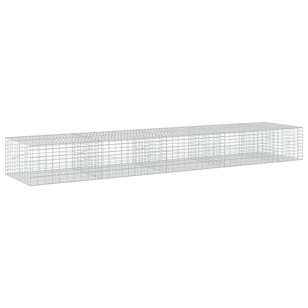 vidaXL Gabion z drutu 3,5 mm i siatką 5x10 cm 450x100x50 cm
