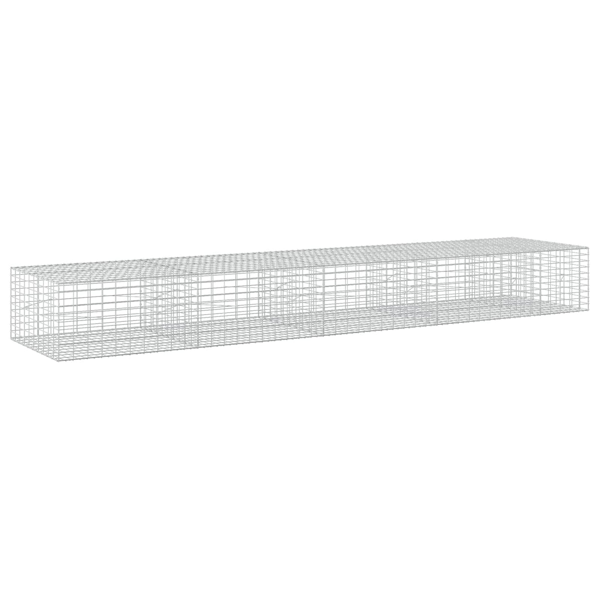 vidaXL Gabion z drutu 3,5 mm i siatką 5x10 cm 450x100x50 cm