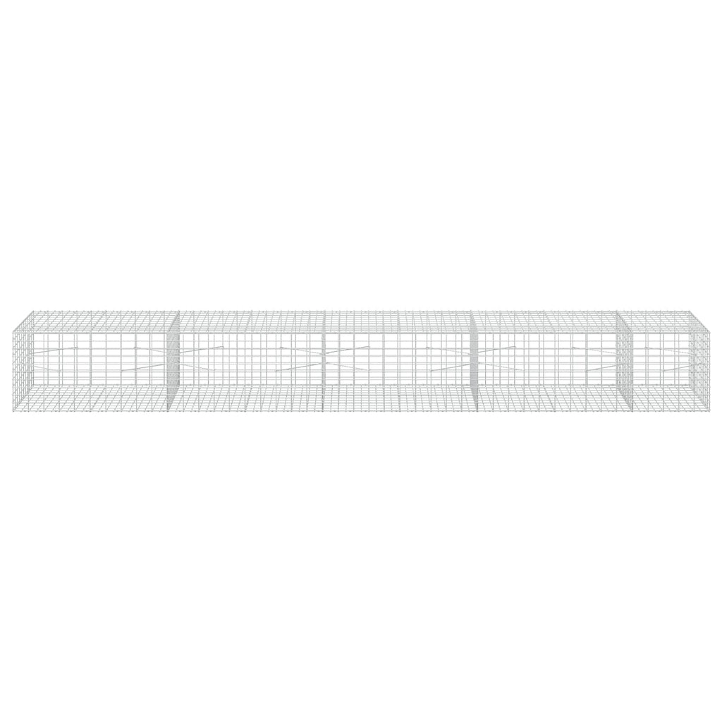 vidaXL Gabion z drutu 3,5 mm i siatką 5x10 cm 450x100x50 cm