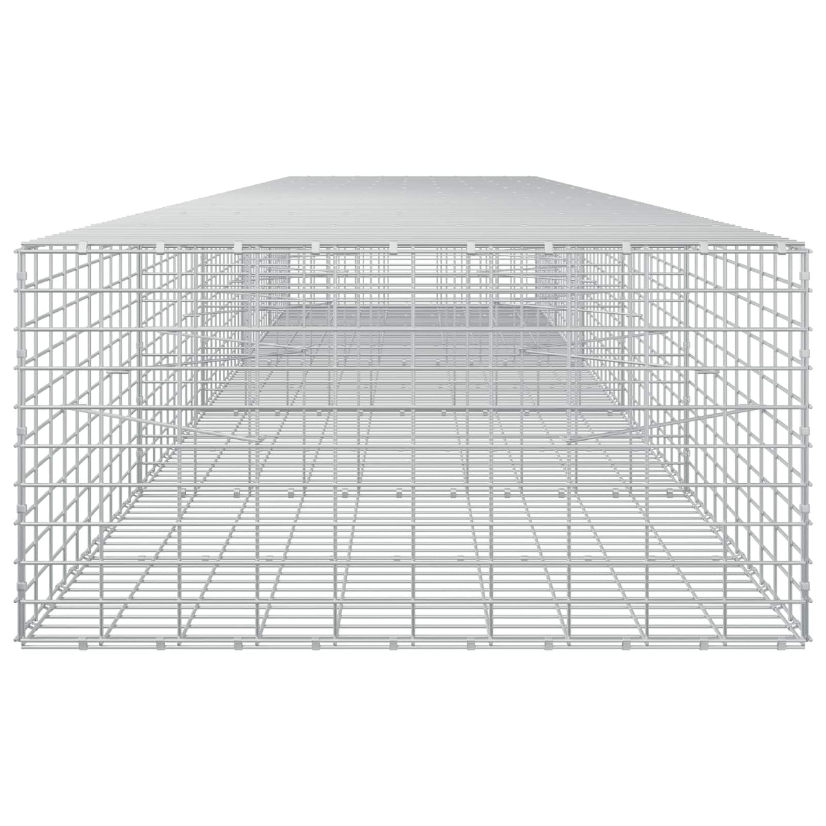 vidaXL Gabion z drutu 3,5 mm i siatką 5x10 cm 500x100x50 cm