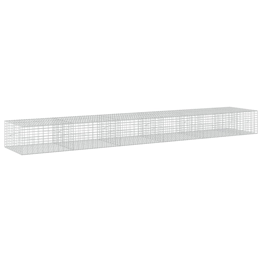 vidaXL Gabion z drutu 3,5 mm i siatką 5x10 cm 550x100x50 cm