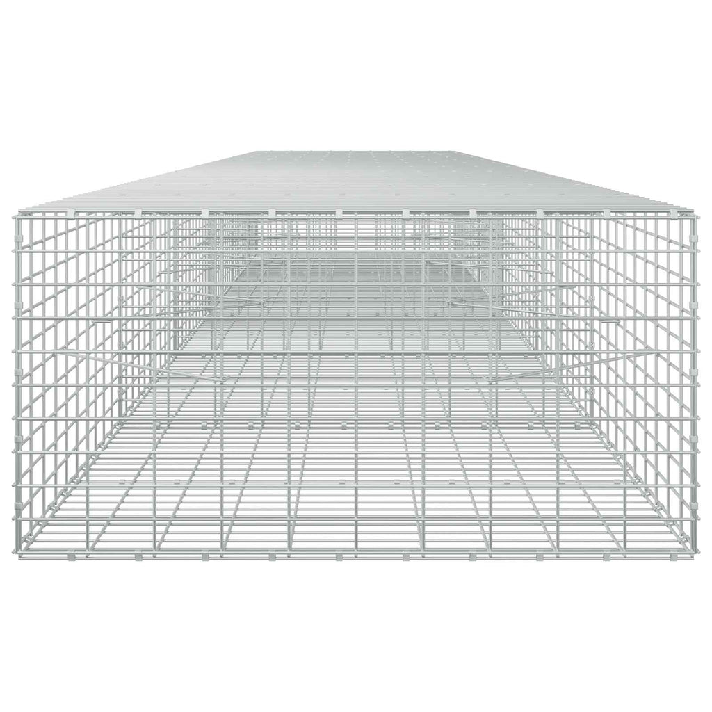 vidaXL Gabion z drutu 3,5 mm i siatką 5x10 cm 550x100x50 cm