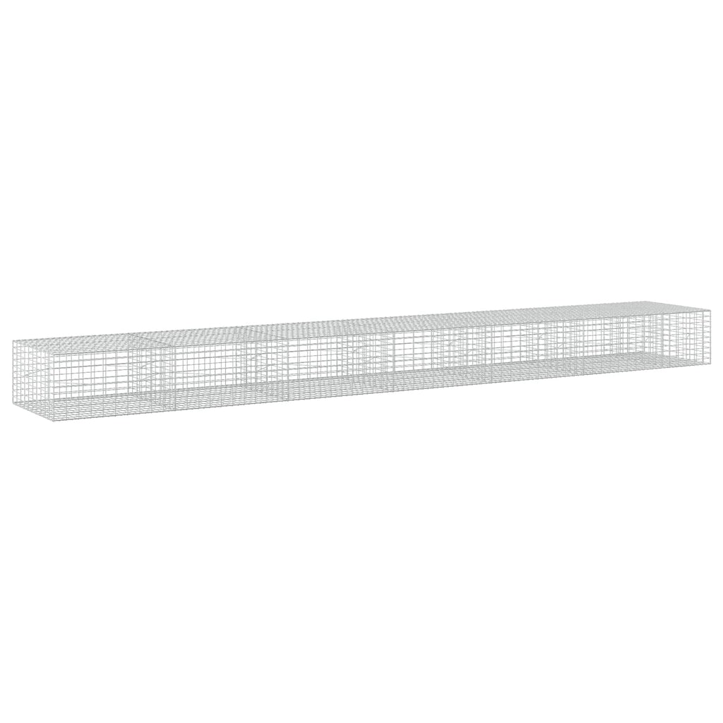 vidaXL Gabion z drutu 3,5 mm i siatką 5x10 cm 650x100x50 cm