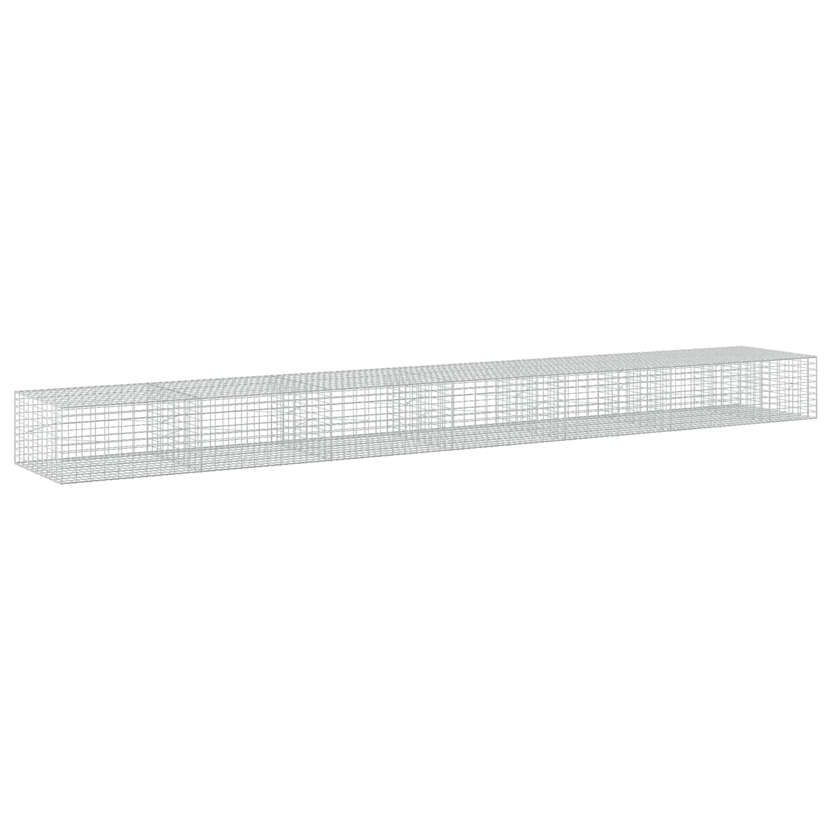 vidaXL Gabion z drutu 3,5 mm i siatką 5x10 cm 650x100x50 cm