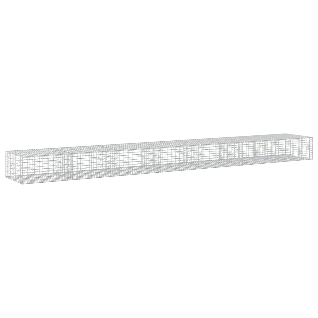 vidaXL Gabion z drutu 3,5 mm i siatką 5x10 cm 700x100x50 cm