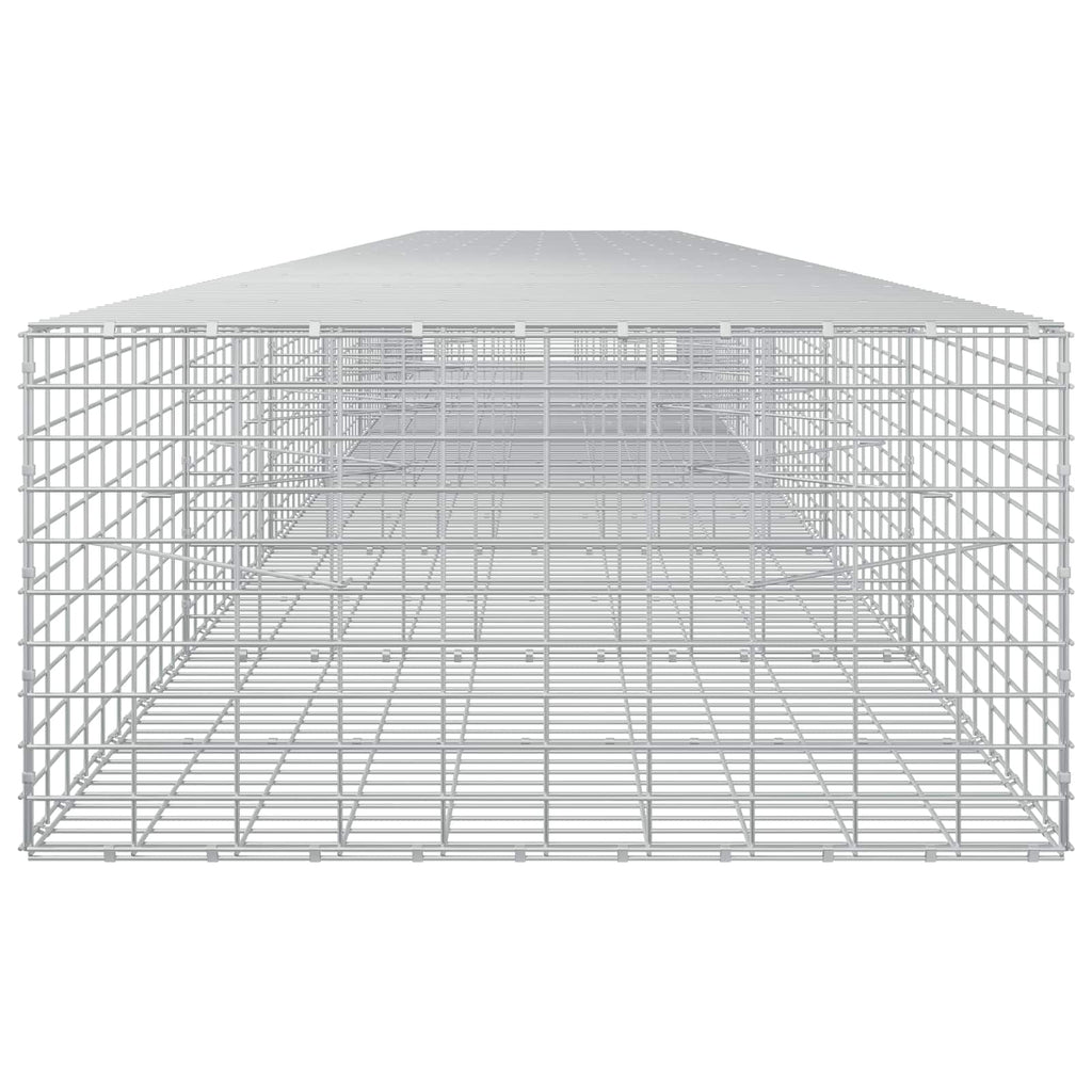 vidaXL Gabion z drutu 3,5 mm i siatką 5x10 cm 700x100x50 cm